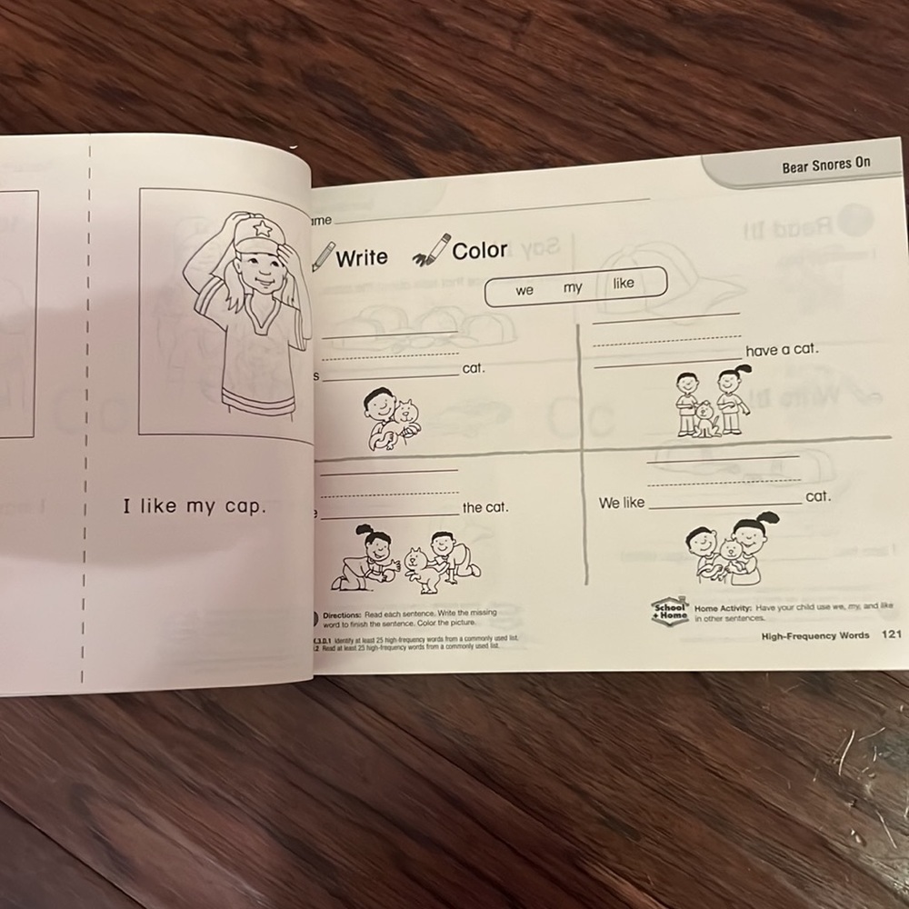 Kindergarten grade K reader’s & writer’s notebook school practice workbook - Picture 10 of 13